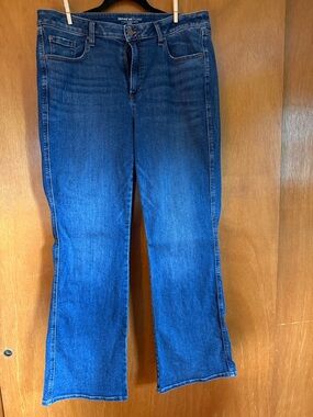 Chico's Classic Mid-Rise Blue Flare Jeans